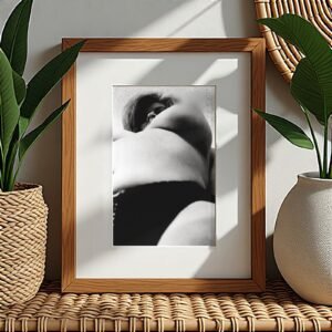 Pin-Up & Glamour Abstract Reclining Figure Close-up with Bold Tonal Contrast 4x6 Photo Print