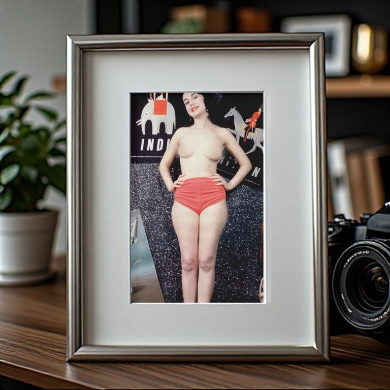 Pin-Up & Glamour Classic Corset Glamour Study with Classic Glamour Styling, Studio Poise, and Pin-Up 4x6 Photo Print