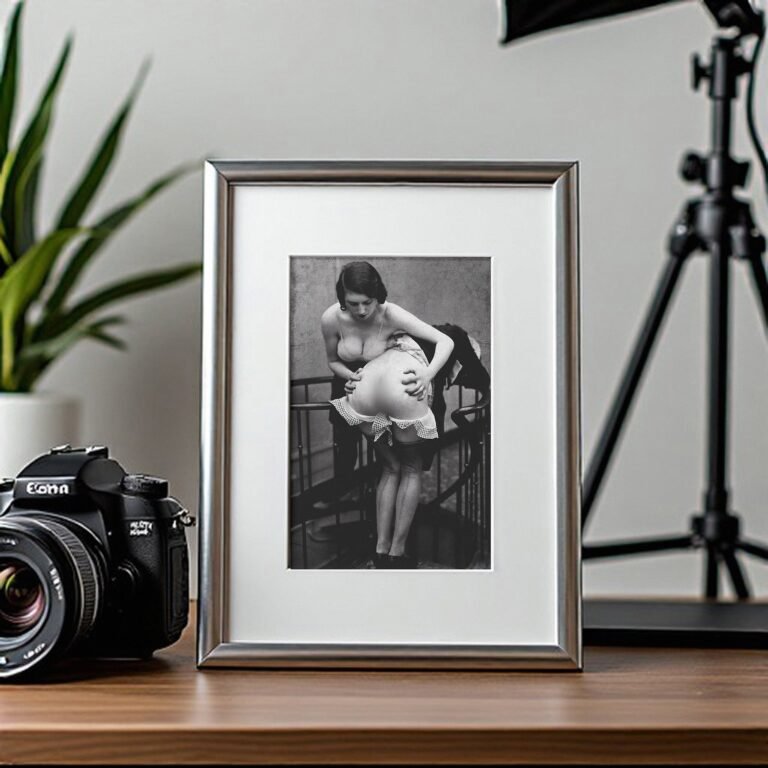 Alternative Glamour Chair-side Glamour Pose 4x6 Photo Print