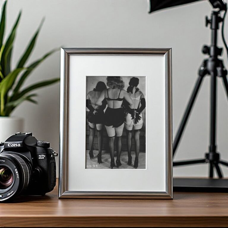 Alternative Glamour Lineup-style Corset Group Pose 4x6 Photo Print