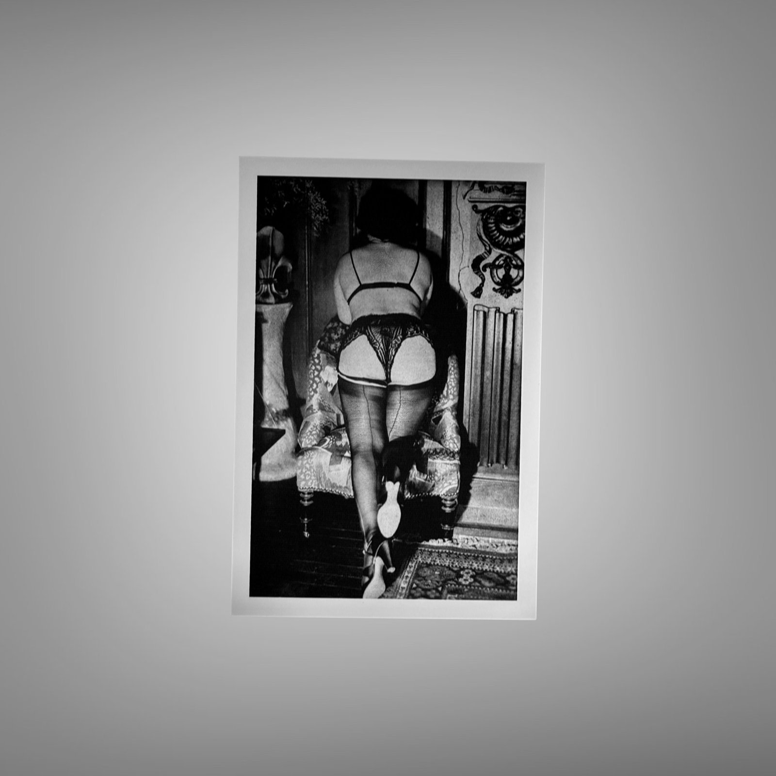Alternative Glamour Ornate Boudoir Standing Pose 4x6 Photo Print