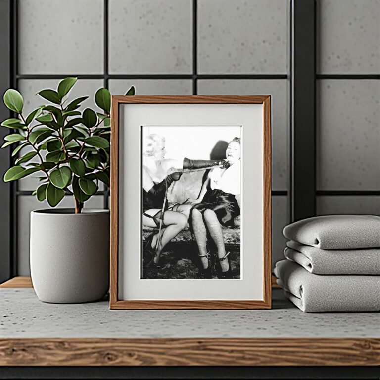 Alternative Glamour Couch Conversation Glamour Scene 4x6 Photo Print