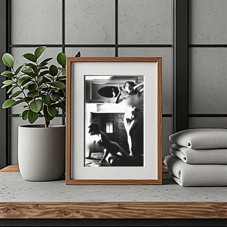 Boudoir & Cabaret Shadowed Room Tableau 4x6 Photo Print