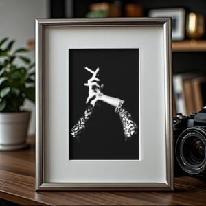Alternative Glamour Costumed Performer Figure Study 4x6 Photo Print