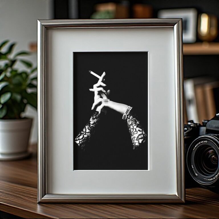 Alternative Glamour Costumed Performer Figure Study 4x6 Photo Print