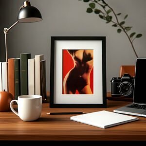 Alternative Glamour Inverted Minimalist Figure Pose 4x6 Photo Print