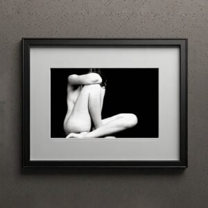 Figure Studies High Contrast Torso Abstract Study with Cropped Form, Soft Shadow, and Art-photo Balance 4x6 Photo Print