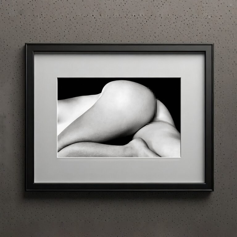 Figure Studies Close Cropped Curves Figure Study with Cropped Form, Soft Shadow, and Art-photo Balance 4x6 Photo Print