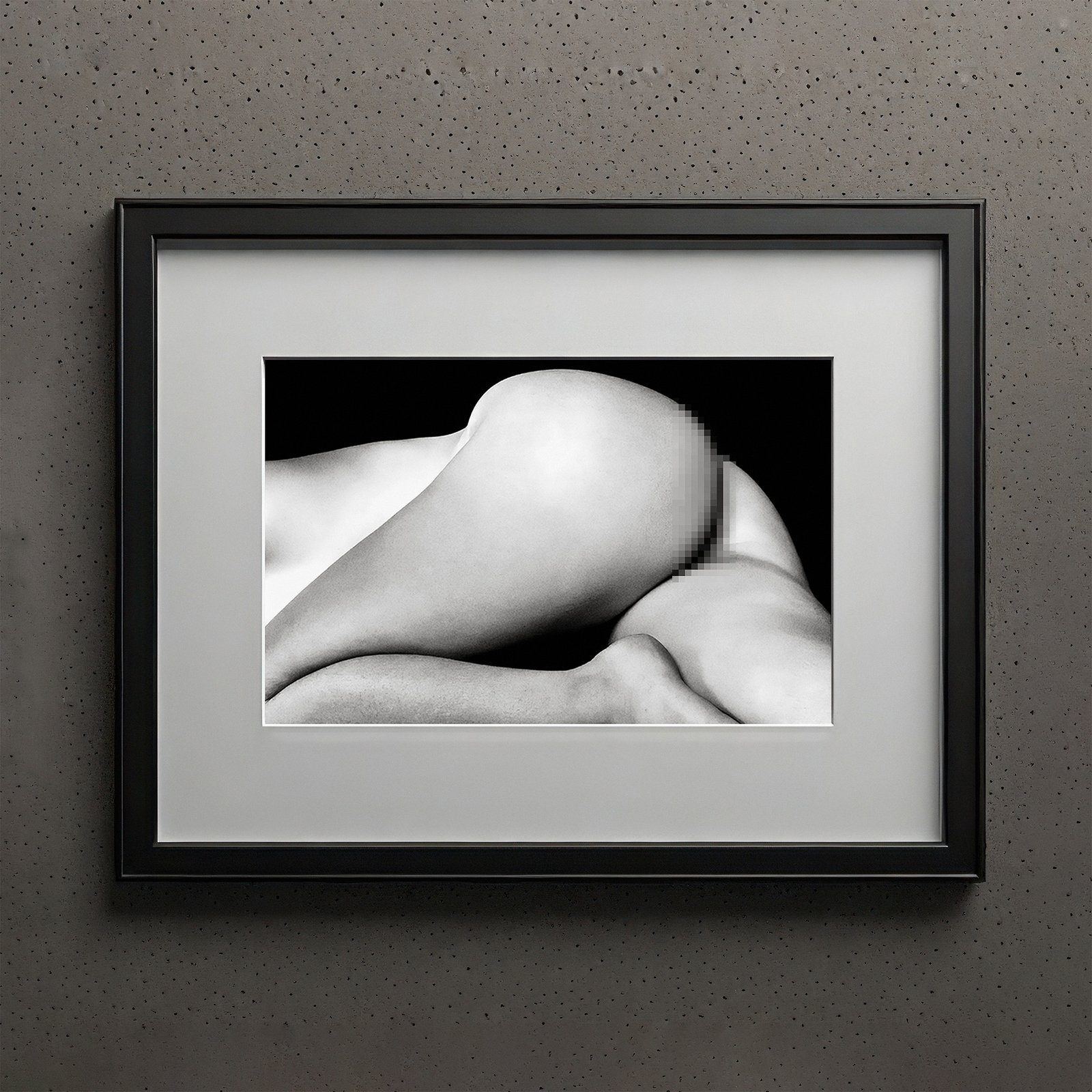 Figure Studies Close Cropped Curves Figure Study with Cropped Form, Soft Shadow, and Art-photo Balance 4x6 Photo Print