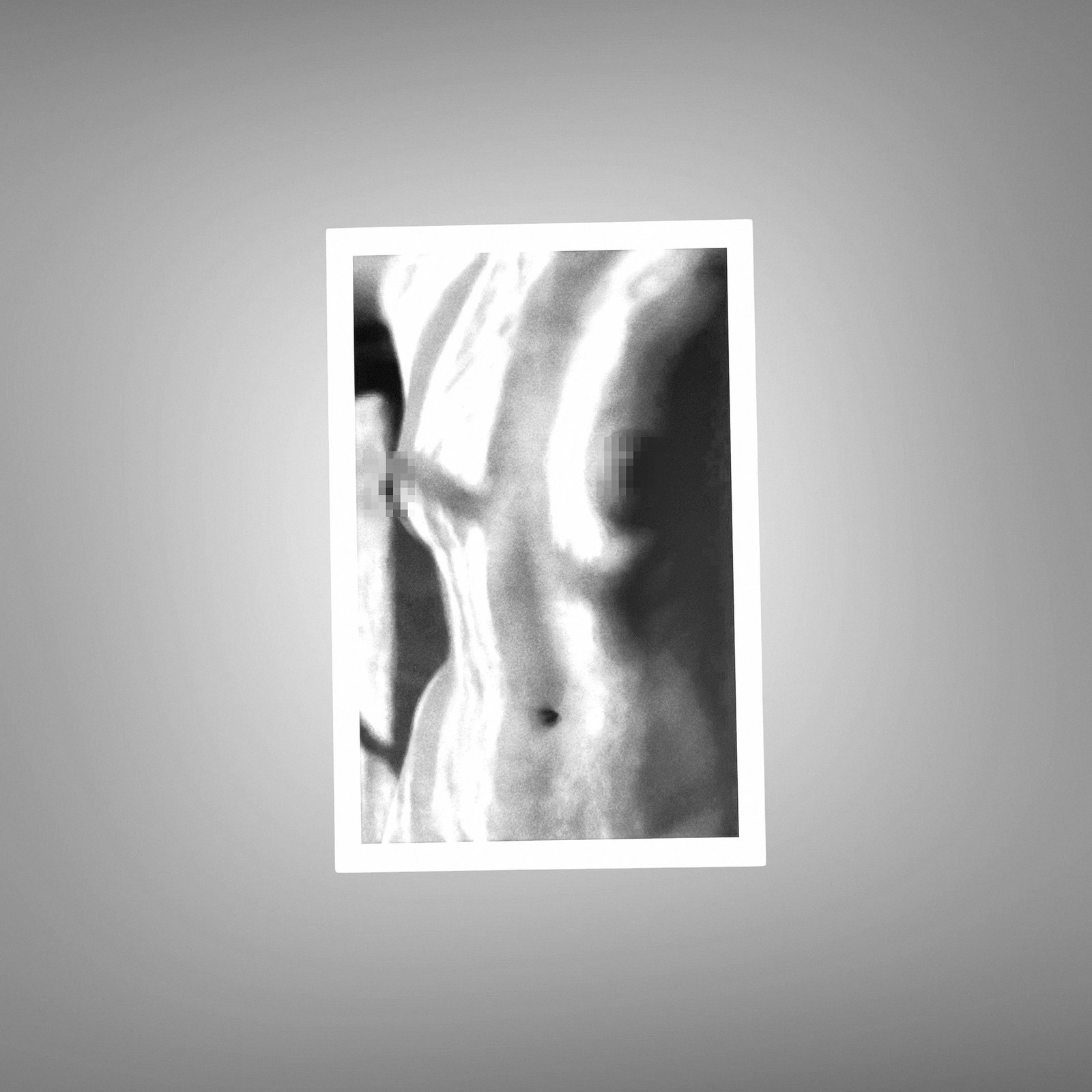 Figure Studies Minimalist Figure Drawing Study with Cropped Form, Soft Shadow, and Art-photo Balance 4x6 Photo Print