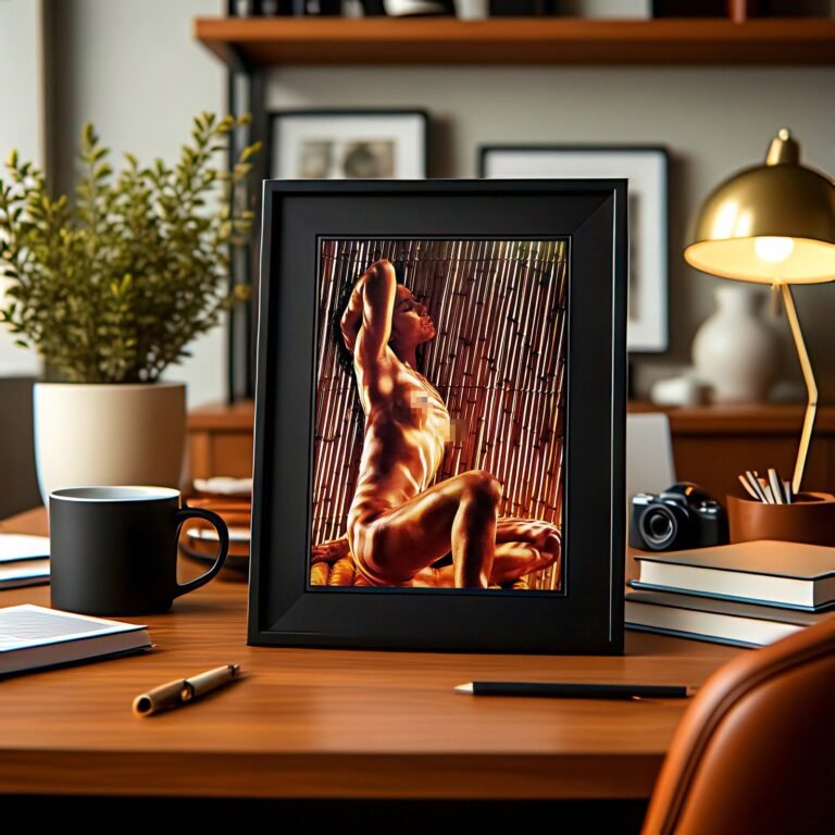 Pop Glamour Bold Graphic Pop Glamour Portrait with Bold Graphic Contrast, Retro Color Energy, and 4x6 Photo Print