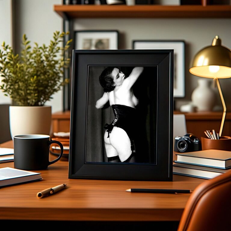 Boudoir & Cabaret Cabaret Lounge Performer Pose with Theatrical Lounge Styling and Cabaret-era 4x6 Photo Print