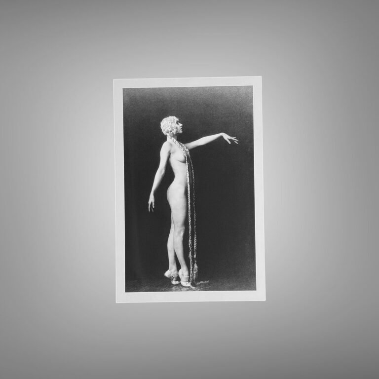 Boudoir & Cabaret Backstage Glamour Cabaret Study with Theatrical Lounge Styling and Cabaret-era 4x6 Photo Print