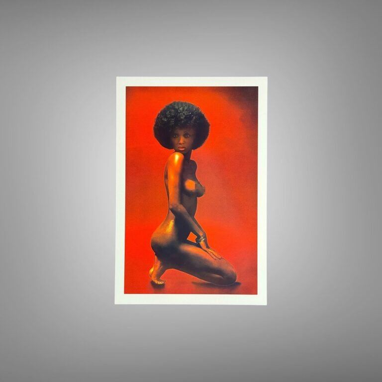 Pop Glamour Color Pop Studio Glamour Portrait with Bold Graphic Contrast, Retro Color Energy, and 4x6 Photo Print