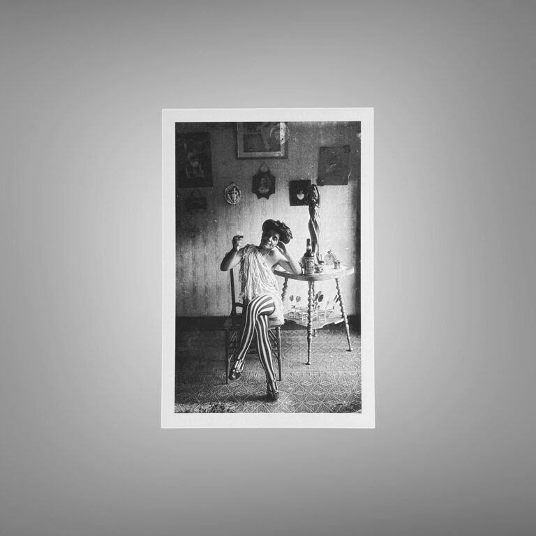 Storyville Archive Storyville Dance Hall Cabinet Photo with Archive-style Parlor, Nightlife, and 4x6 Photo Print