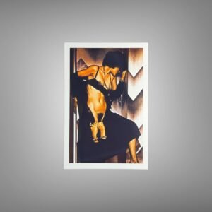 Pop Glamour Poster Color Pop Glamour Pose with Bold Graphic Contrast, Retro Color Energy, and 4x6 Photo Print