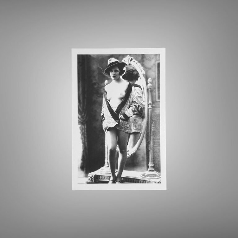 Boudoir & Cabaret Cabaret Costume Stage Portrait with Theatrical Lounge Styling and Cabaret-era 4x6 Photo Print
