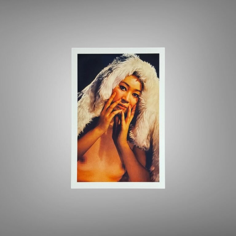 Pop Glamour Color Wash Glamour Figure Study with Bold Graphic Contrast, Retro Color Energy, and 4x6 Photo Print