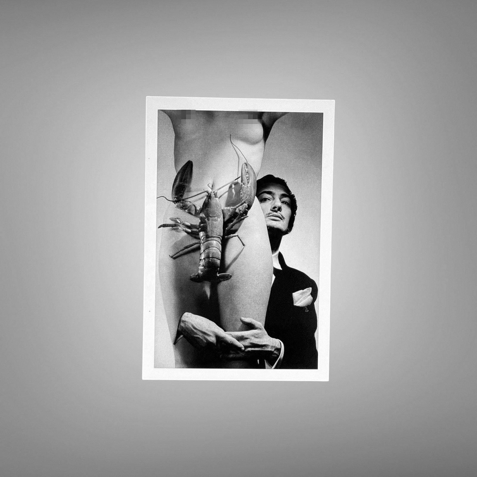 Pin-Up & Glamour Surreal Lobster and Glamour Photo Montage with High Contrast 4x6 Photo Print