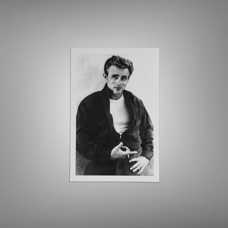 Pin-Up & Glamour Young Actor-style Portrait in Jacket with Casual Studio Attitude 4x6 Photo Print