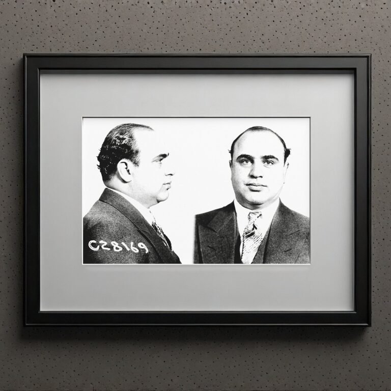 Pin-Up & Glamour Courtroom or Official Photo with Two Suited Men 4x6 Photo Print