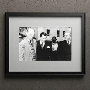 Pin-Up & Glamour Official Room Scene with Several Men in Documentary Framing 4x6 Photo Print