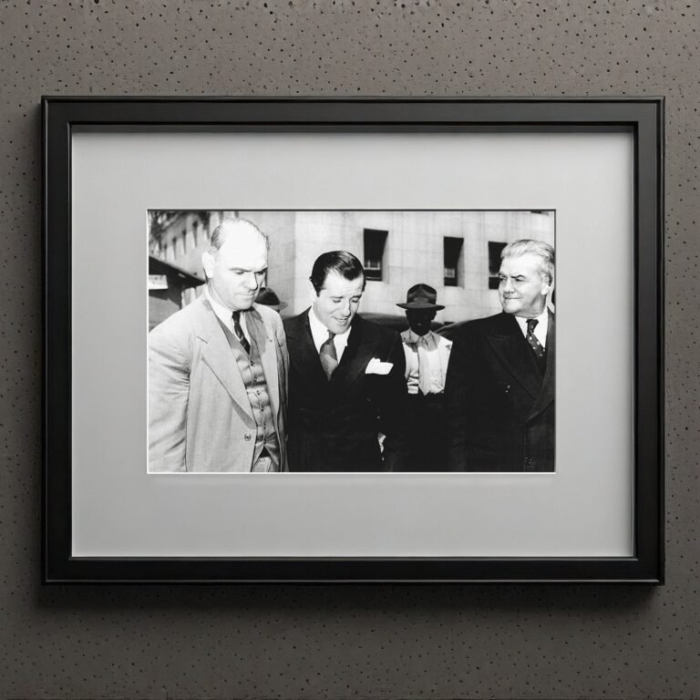 Pin-Up & Glamour Official Room Scene with Several Men in Documentary Framing 4x6 Photo Print