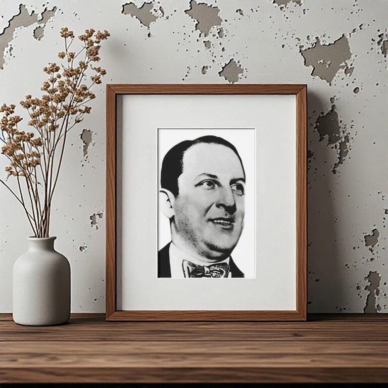 Pin-Up & Glamour Vintage Gangster-style Portrait in Bow Tie 4x6 Photo Print