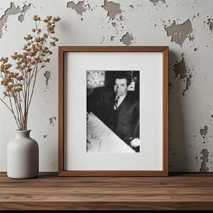 Pin-Up & Glamour Seated Courtroom or Interview-room Portrait 4x6 Photo Print