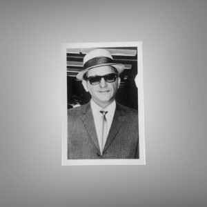 Pin-Up & Glamour Hat and Sunglasses Portrait with Organized-crime Style 4x6 Photo Print