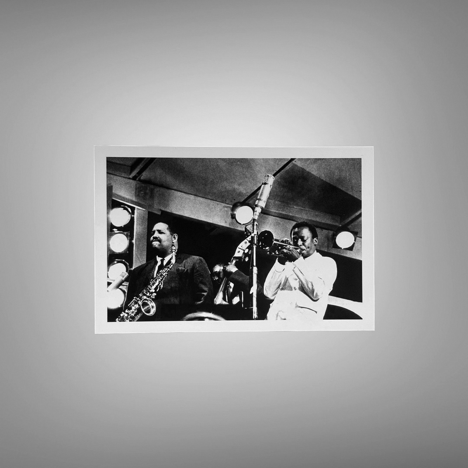 Music & Culture Overhead Club Performance Scene with Lights and Musicians 4x6 Photo Print