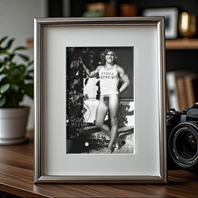 Male Physique Casual Athlete-style Portrait in Sleeveless Shirt 4x6 Photo Print