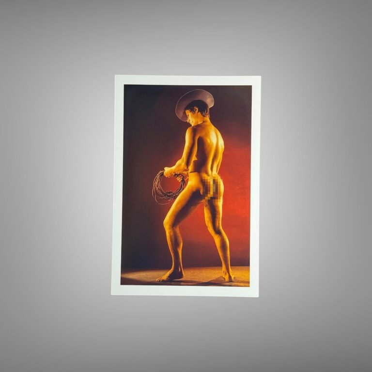 Male Physique Shoreline Physique Figure Study with Sculptural Posture and Athletic Studio Styling 4x6 Photo Print