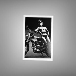 Male Physique Standing Three Quarter Figure Study with Sculptural Posture and Athletic Studio Styling 4x6 Photo Print
