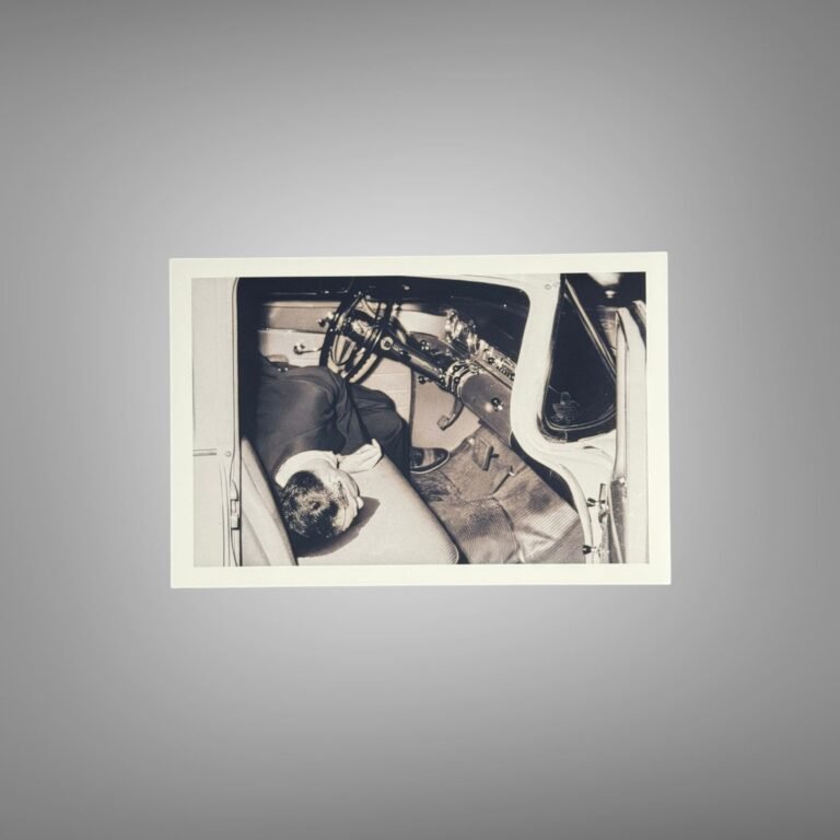 Crime Vehicle or Crime-scene Detail with Rotated Archival Framing 4x6 Photo Print