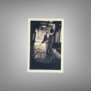 Crime Standing Man in Interior Crime-scene Setting 4x6 Photo Print