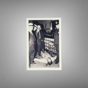 Crime Street or Sidewalk Scene with Body and Officials Nearby 4x6 Photo Print