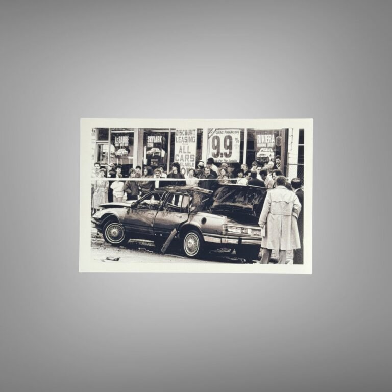 Crime Rotated Storefront or Vehicle Scene with Urban Archive Detail 4x6 Photo Print