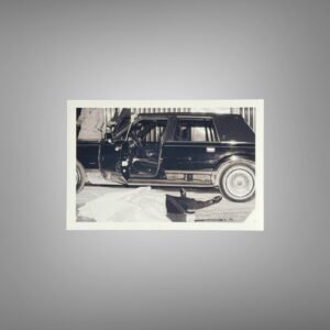 Crime Vehicle and Building Scene with Documentary Crime-photo Mood 4x6 Photo Print