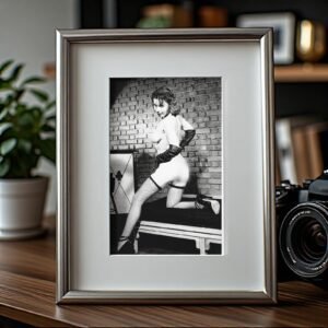 Pin-Up & Glamour Standing Spotlight Glamour Portrait with Classic Glamour Styling, Studio Poise, and 5x7 Photo Print