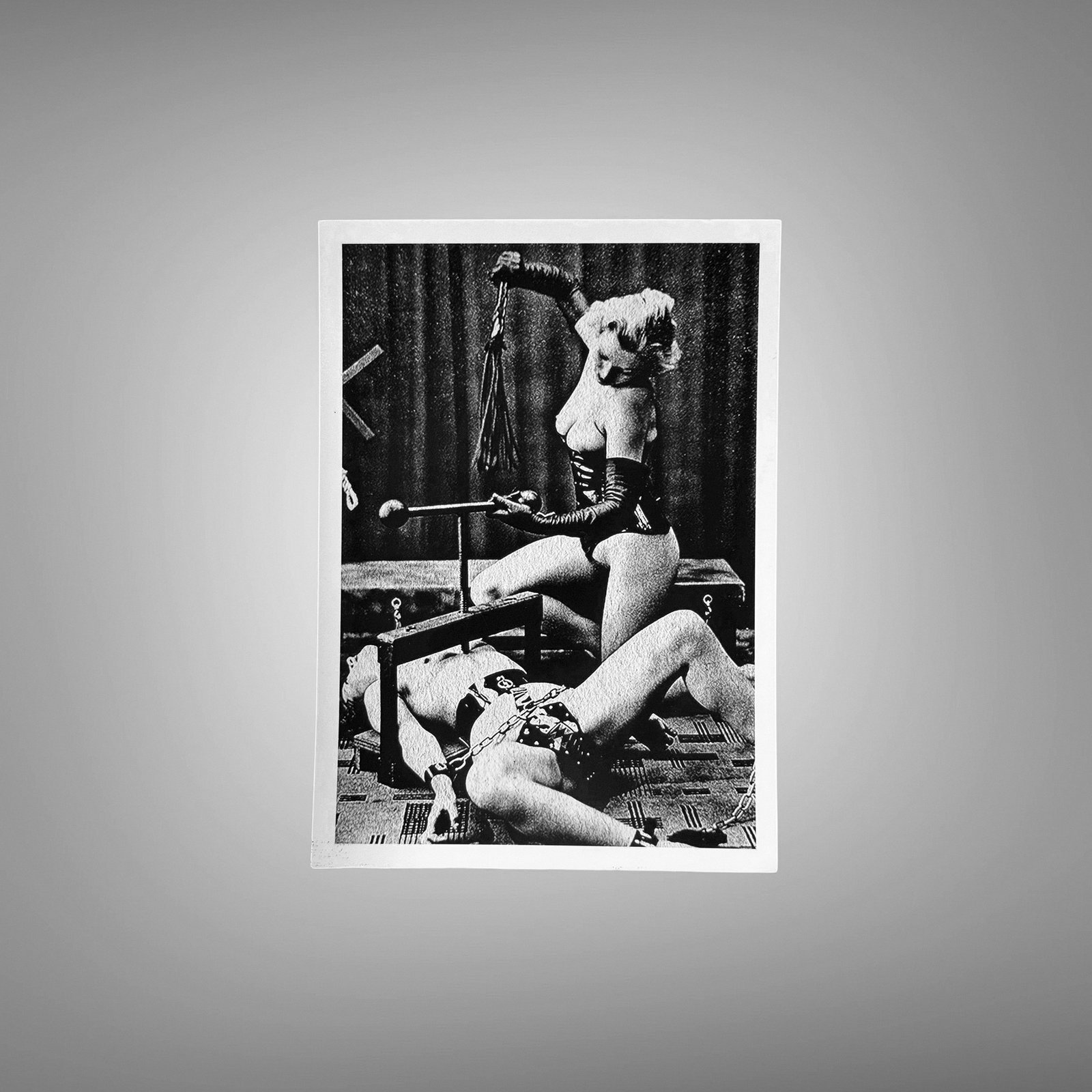 Alternative Glamour Dramatic Studio Tableau with Seated Performers 5x7 Photo Print