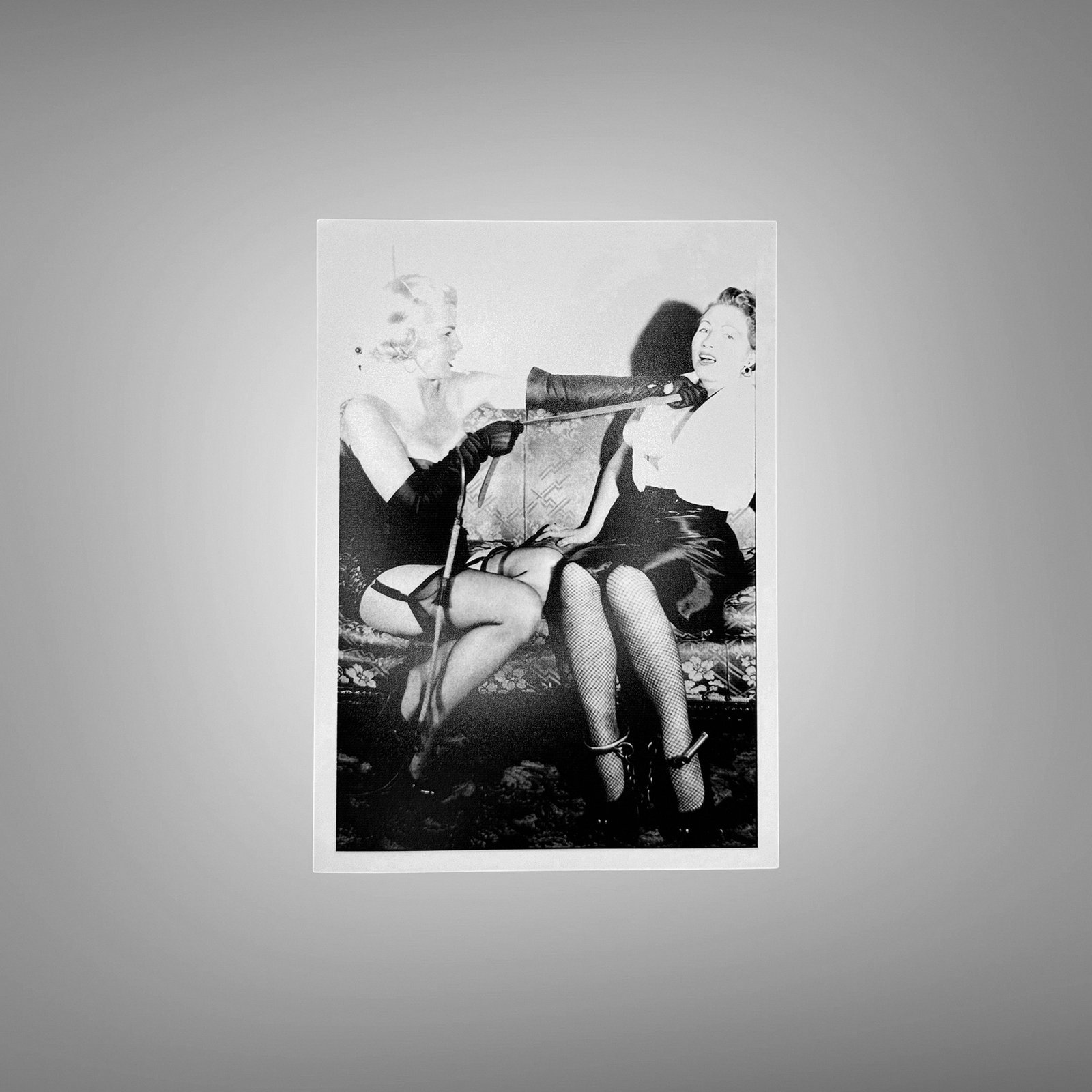 Alternative Glamour Couch Conversation Glamour Scene 5x7 Photo Print