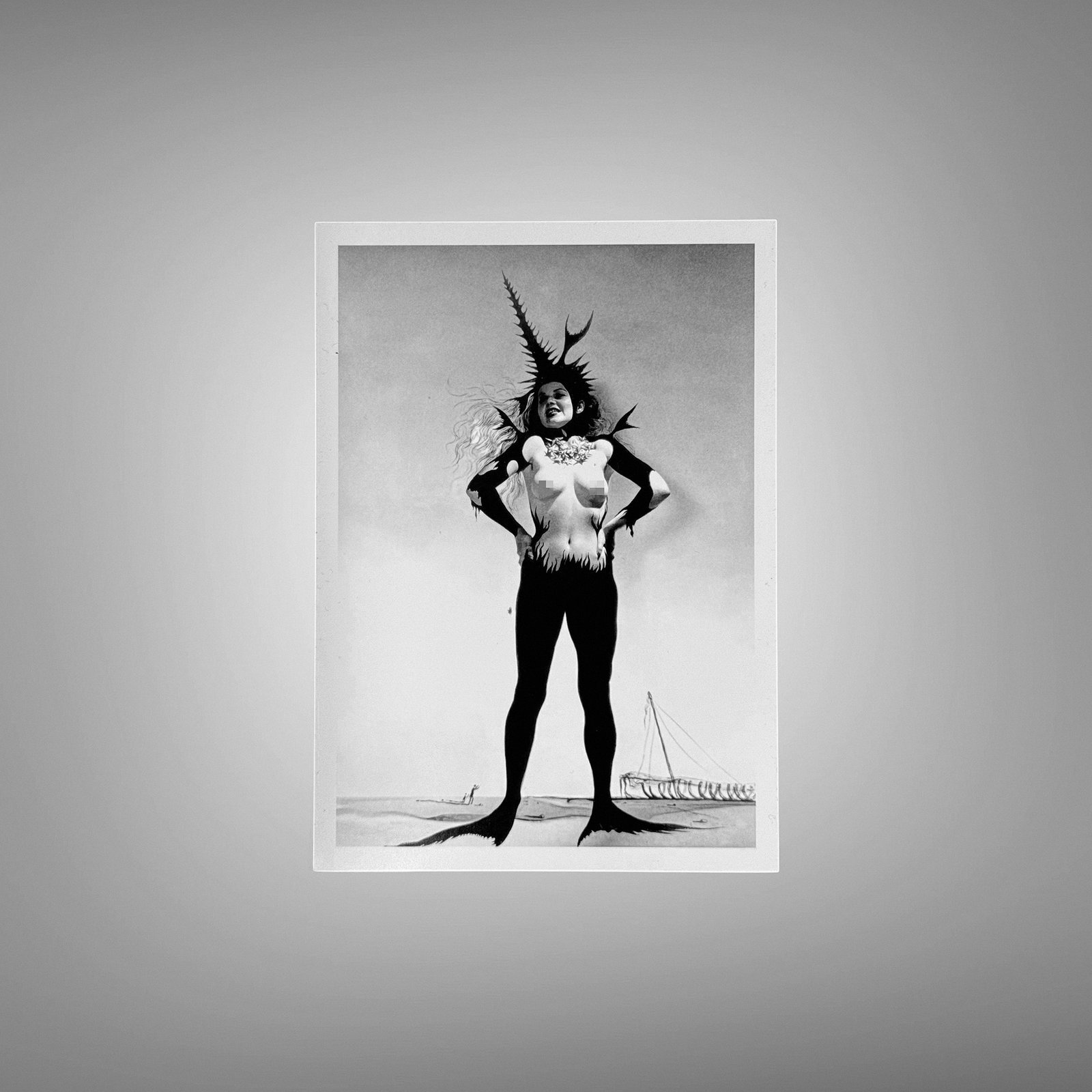 Alternative Glamour Soft Reclining Torso Study 5x7 Photo Print