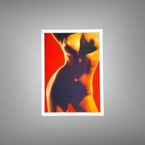 Alternative Glamour Inverted Minimalist Figure Pose 5x7 Photo Print