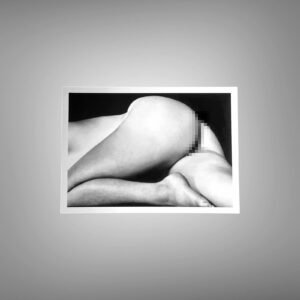 Figure Studies High Contrast Torso Abstract Study with Cropped Form, Soft Shadow, and Art-photo Balance 5x7 Photo Print