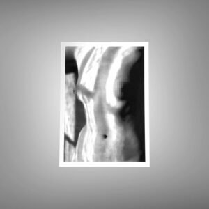 Figure Studies Minimalist Figure Drawing Study with Cropped Form, Soft Shadow, and Art-photo Balance 5x7 Photo Print