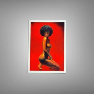 Pin-Up & Glamour Color Pop Studio Glamour Portrait with Bold Graphic Contrast, Retro Color Energy, and 5x7 Photo Print