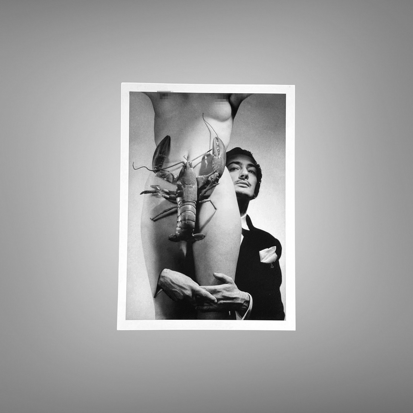Pin-Up & Glamour Surreal Lobster and Glamour Photo Montage with High Contrast 5x7 Photo Print
