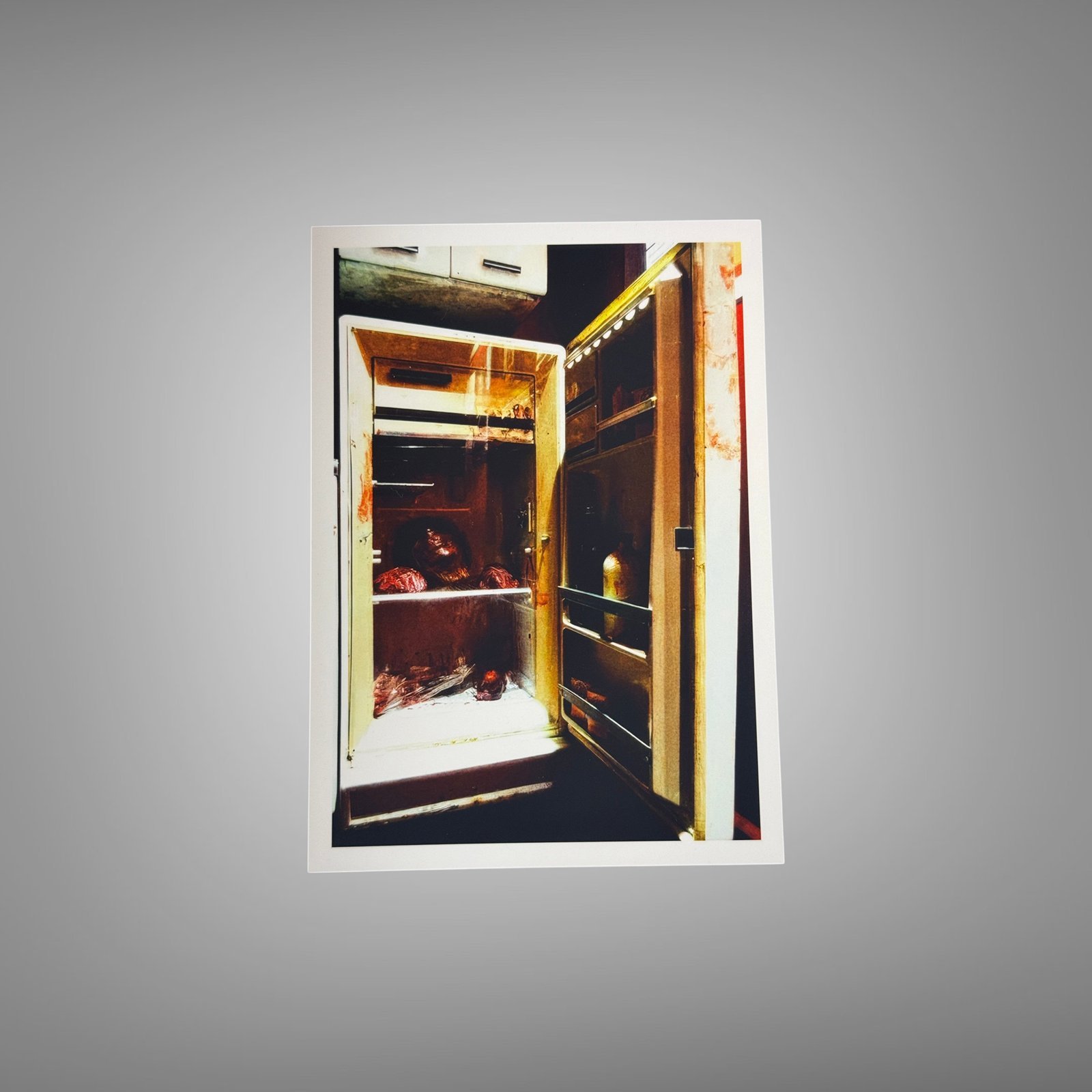 Pin-Up & Glamour Open Cabinet or Evidence Locker Color Photograph 5x7 Photo Print
