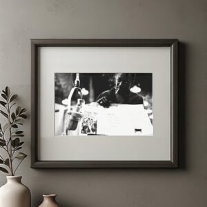 Music & Culture High-key Stage Equipment and Performer Detail 5x7 Photo Print
